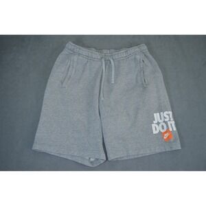 Nike Men's Sportswear Short Fleece Just Do It Gray AR2865 Size M